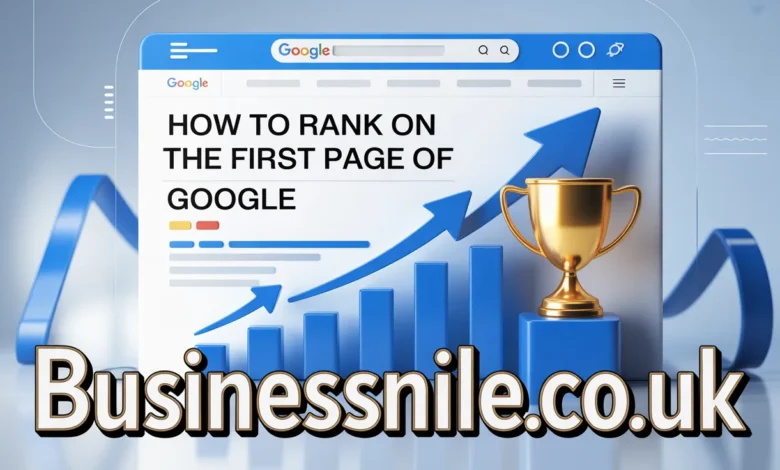 How to Rank on the First Page of Google