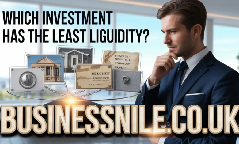Which Investment Has the Least Liquidity?