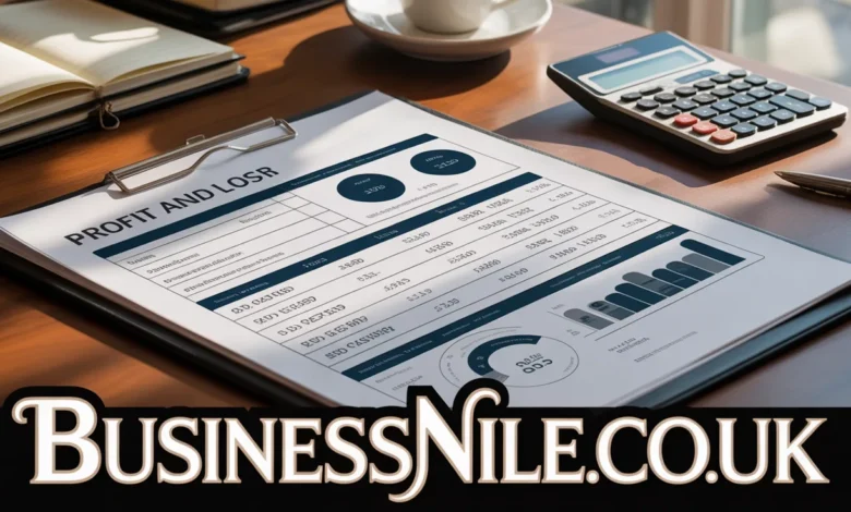 Profit and Loss Statement Template
