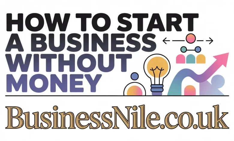 how to start a business without money