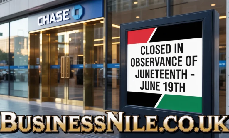 Chase Bank Juneteenth Closure