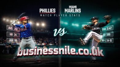 Phillies vs Miami Marlins Match Player Stats