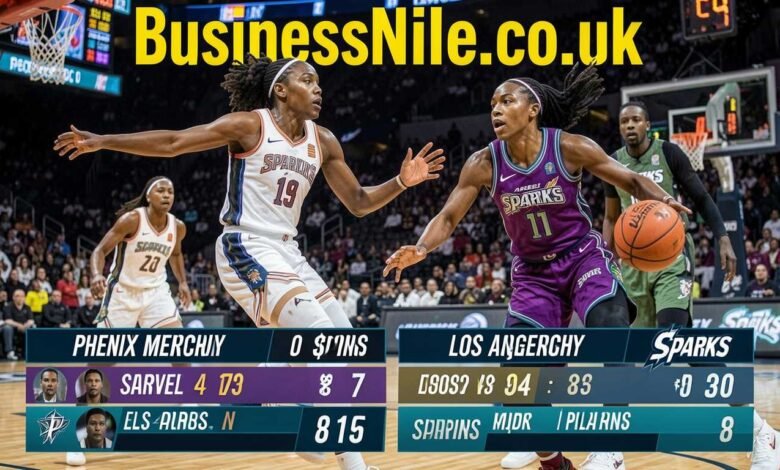 Phoenix Mercury vs Los Angeles Sparks Match Player Stats