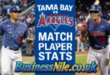 Tampa Bay Rays vs Los Angeles Angels Match Player Stats