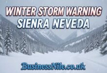 Winter Storm Warning Sierra Nevada