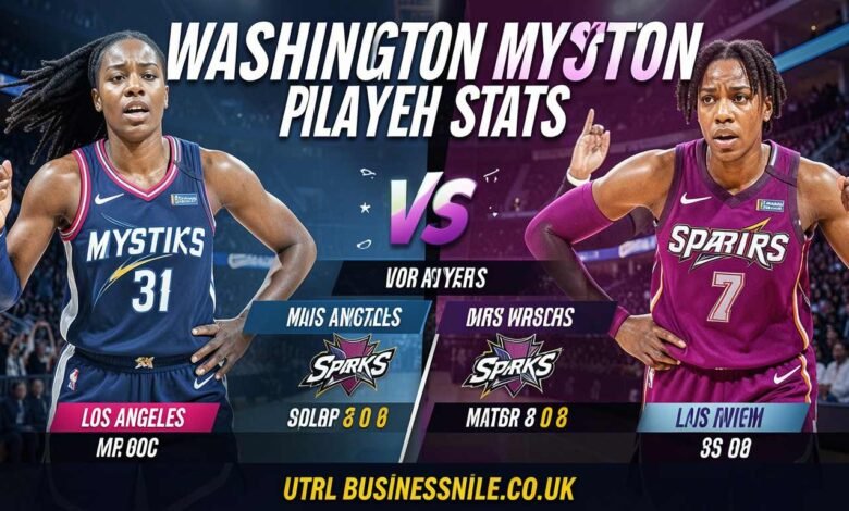 Washington Mystics vs Los Angeles Sparks Match Player Stats
