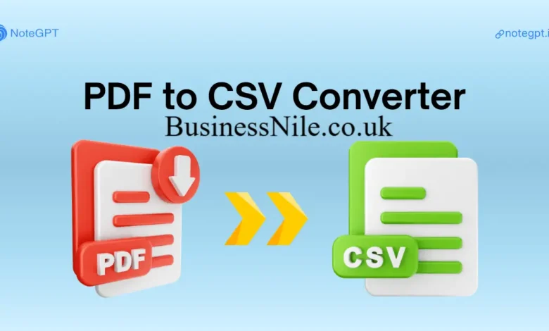 Convert PDF To CSV For Free