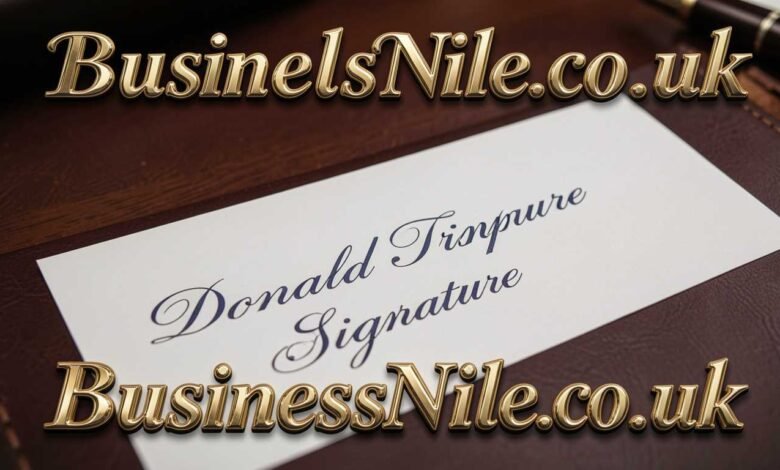 Donald Trump Signature