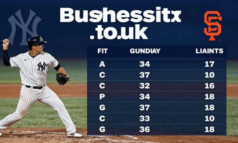 New York Yankees vs San Francisco Giants Match Player Stats