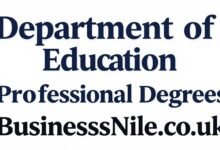Department of Education Professional Degrees