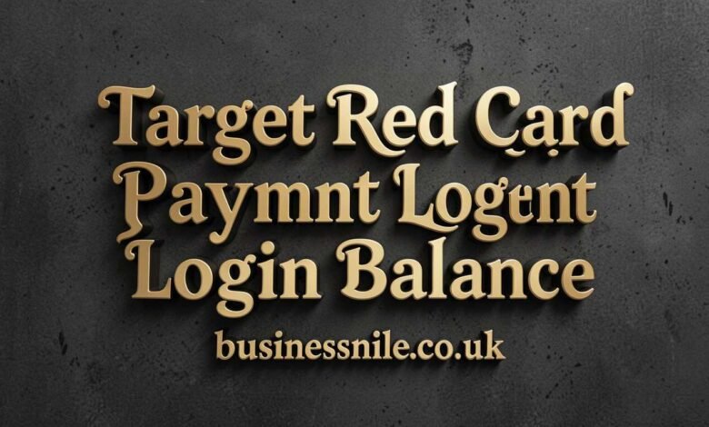 Target Red Card Payment Login Balance