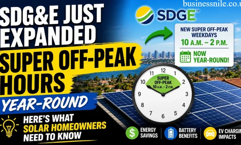 SDG&E Peak Hours